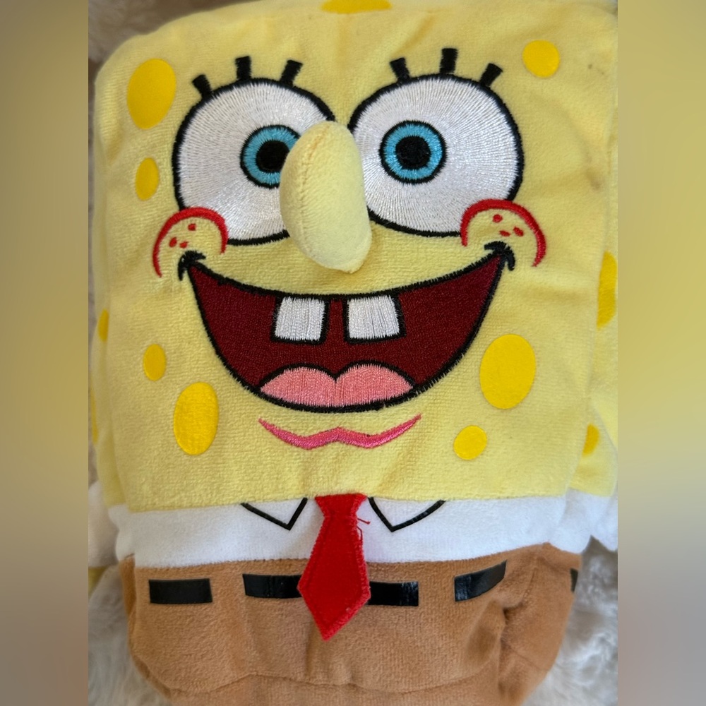 TY Beanie Buddies SpongeBob SquarePants 12" Tall Stuffed Plush - Picture 5 of 5